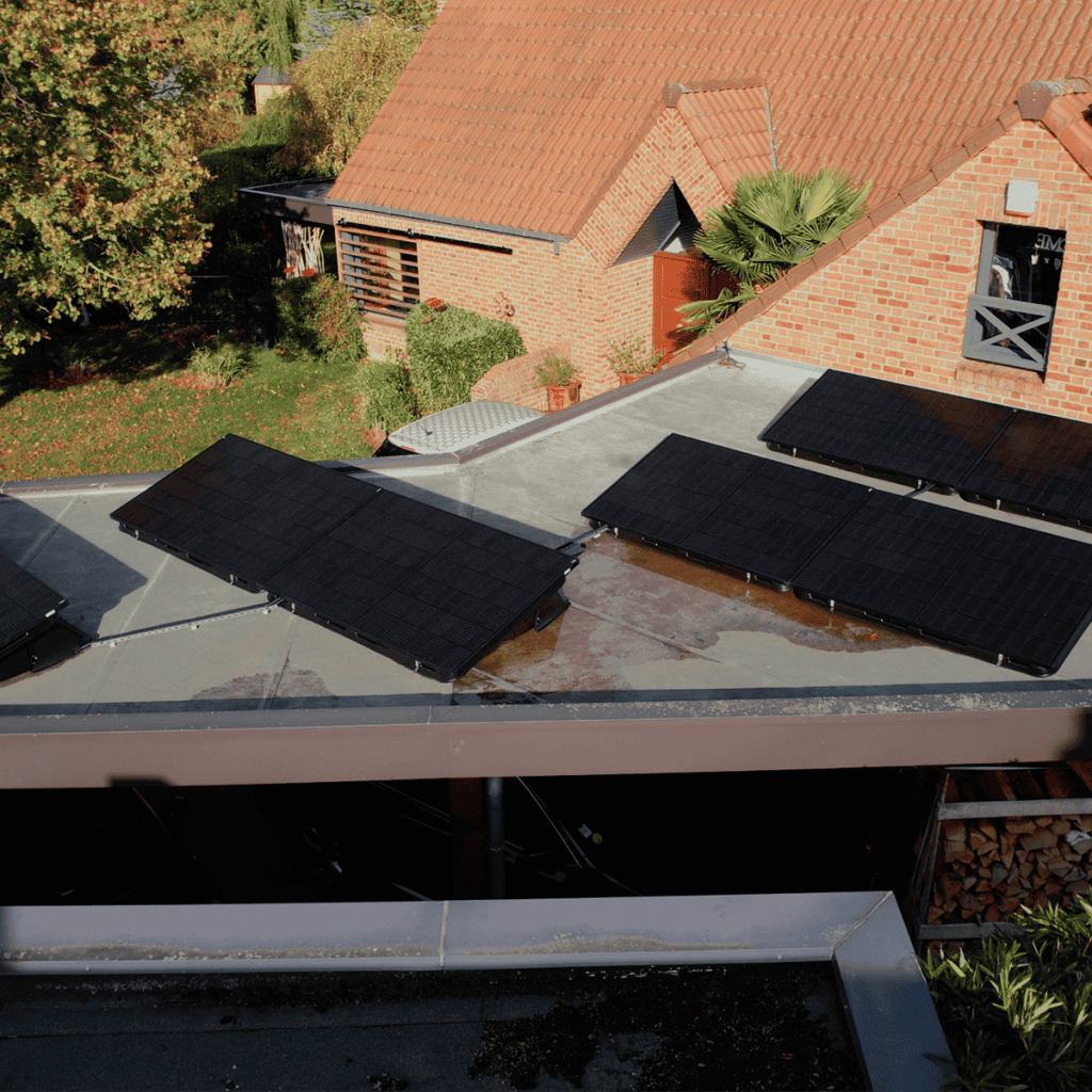 Réalisation FTC - panneaux toit plat